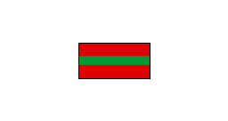 { A [label = "", shape = "nationalflag.transnistria"]; }