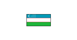 { A [label = "", shape = "nationalflag.uzbekistan"]; }