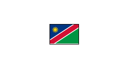 { A [label = "", shape = "nationalflag.namibia"]; }