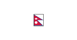 { A [label = "", shape = "nationalflag.nepal"]; }