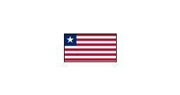 { A [label = "", shape = "nationalflag.liberia"]; }