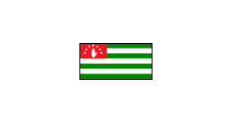 { A [label = "", shape = "nationalflag.abkhazia"]; }