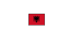 { A [label = "", shape = "nationalflag.albania"]; }