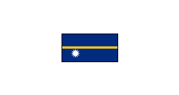 { A [label = "", shape = "nationalflag.nauru"]; }
