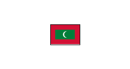 { A [label = "", shape = "nationalflag.maldives"]; }