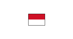 { A [label = "", shape = "nationalflag.indonesia"]; }