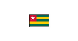 { A [label = "", shape = "nationalflag.togo"]; }