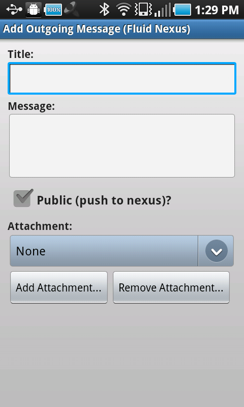 android new message