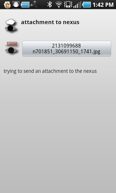 android view message attachment