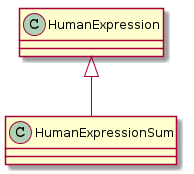 HumanExpression <|-- HumanExpressionSum