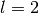 l = 2