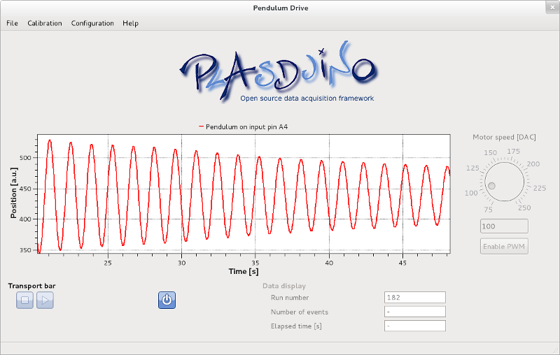 plasduino Pendulum Drive screenshot